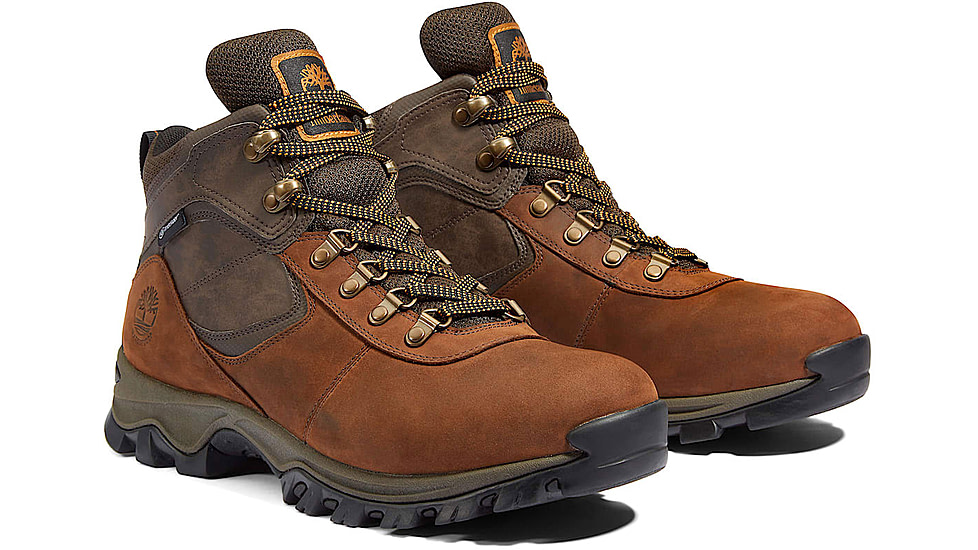 Timberland Mt. Maddsen Mid Lace Up Waterproof Hiking Boots - Mens, Dark Brown, 10.5 US, TB12730R242110500M
