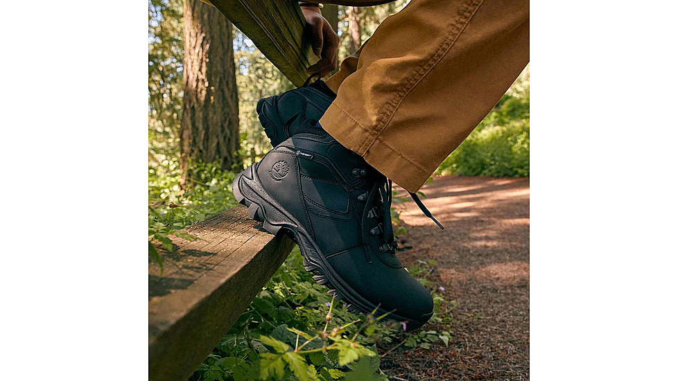 Timberland Mt. Maddsen Waterproof Mid Hiking Boot - Mens, Black, 13, Wide, TB12731R00113000W