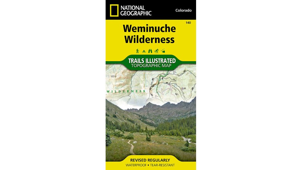 Weminuche Wilderness Trail Map