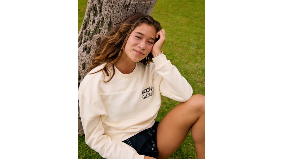 Body Glove Kiss Me Buttercup Fleece Pullover - Cream A0E030E0, XL, Cream, JT25387FLB1734B-104-XL