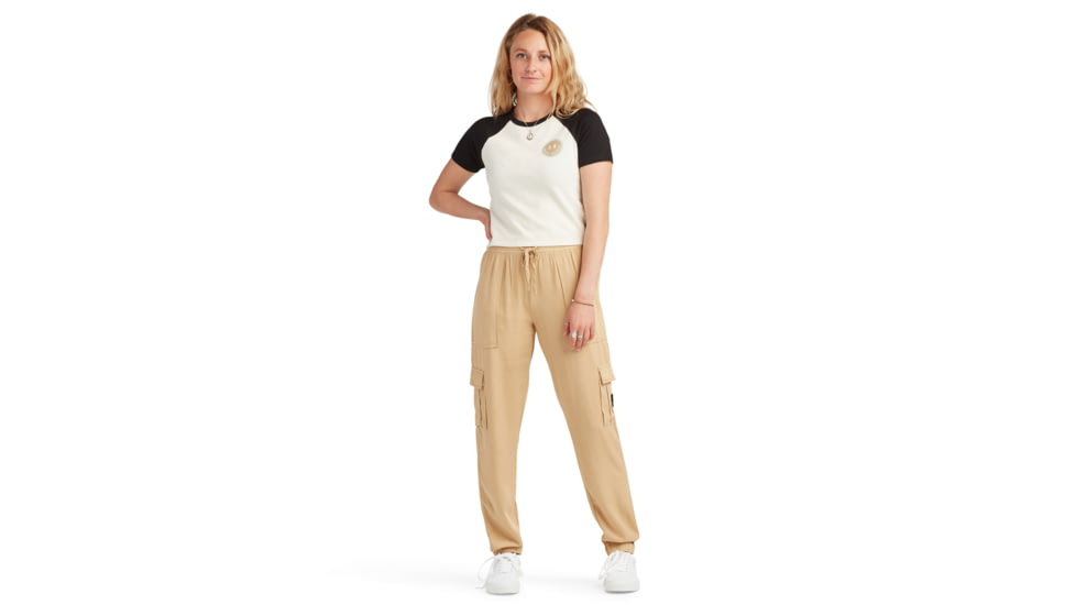 Body Glove Myly Mid-Rise Cargo Jogger Pant - Tan 765C19CC, M, Tan, JP2854-TAN-M