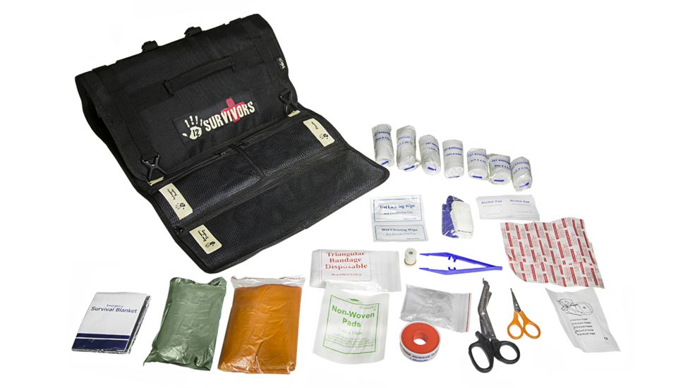 12 Survivors First Aid Rollup Kit TS42000B