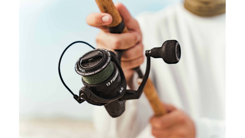 Rapala AL13 Spinning Reel 6.2:1 Speed Ratio, Salt, Black, 3, AL13-6.2-3.0