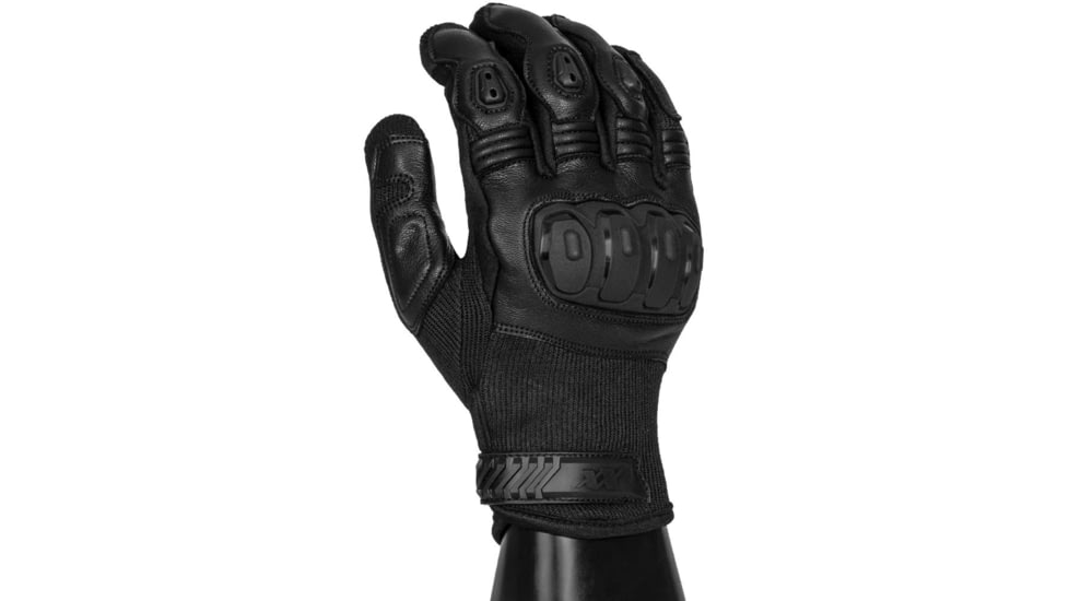 221B Tactical Warrior Gloves, Black, Large, WARG-L-BLK