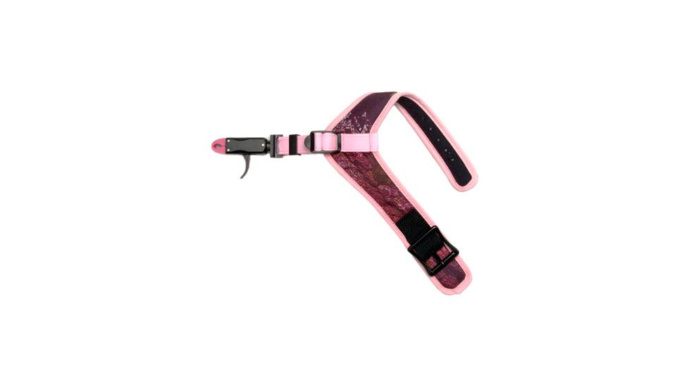 30-06 Outdoors Compact Release Mustang with Sally Pink Camo Buckle Strap, REL-MS