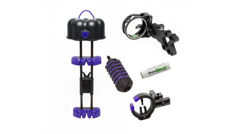 30-06 Outdoors Saber 5pc Bow Package, Black/Purple, BPK-PU