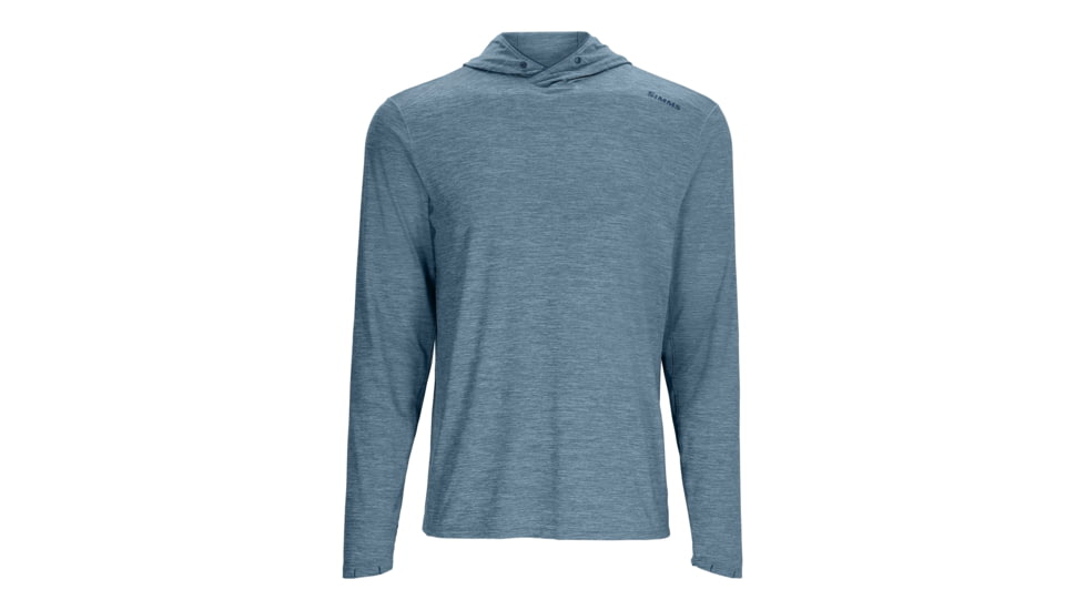 Simms Fishing Products Ms SolarFlexAR Cooling Hoody 39607CE5, Neptune, L, 14029-1043-40