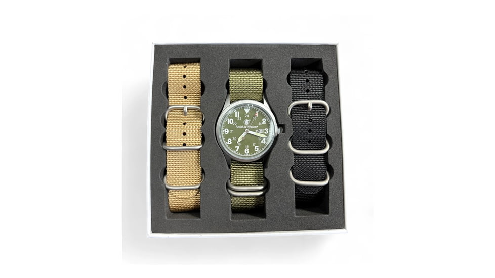 Smith &amp; Wesson Military Watch, 42mm, OD Green, SWW-42-OD