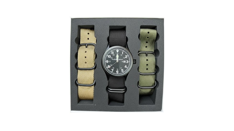 Smith &amp; Wesson Military Watch, 42mm, Black, SWW-42-BLK