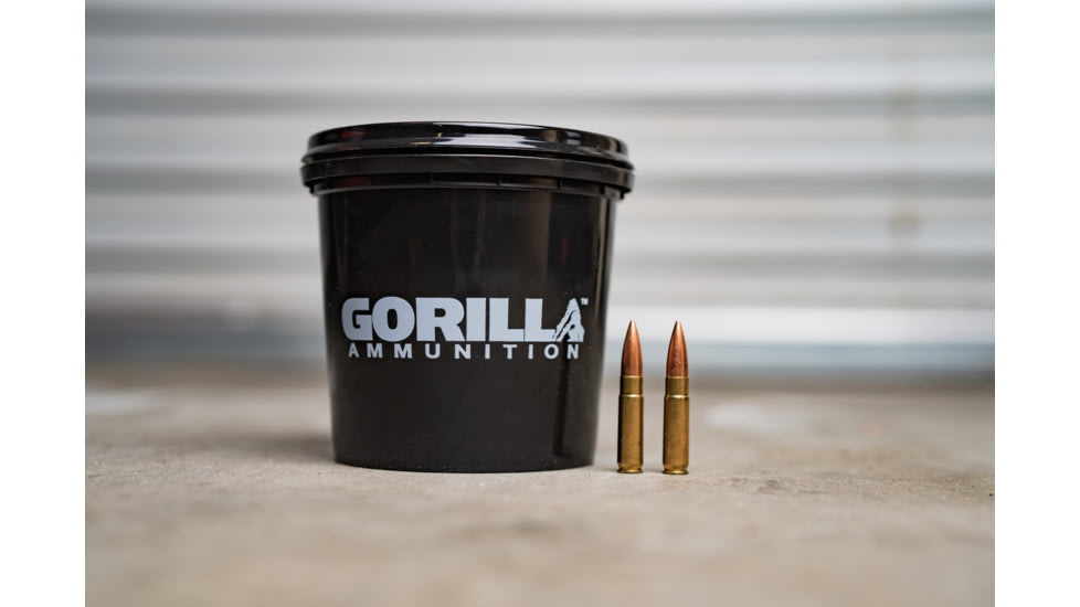 Gorilla Ammunition .300 AAC Blackout 220 Grain Sierra MatchKing Rifle Ammo, 160 Rounds, Copper, 160 Rounds, gpf-26885