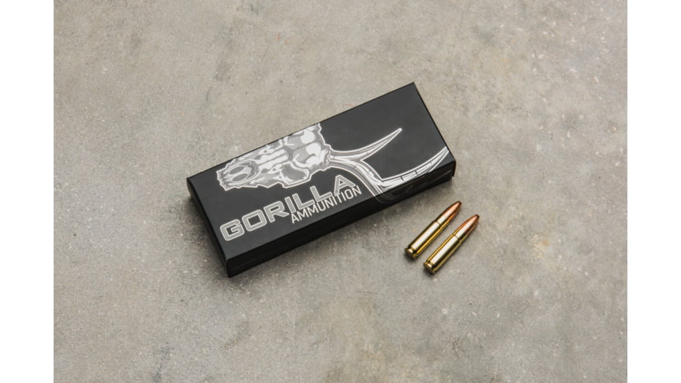 Gorilla Ammunition .300 AAC Blackout 110 Grain Varminter Hollow Point Rifle Ammo, 20 Rounds, Copper, 20 Rounds, gpf-227