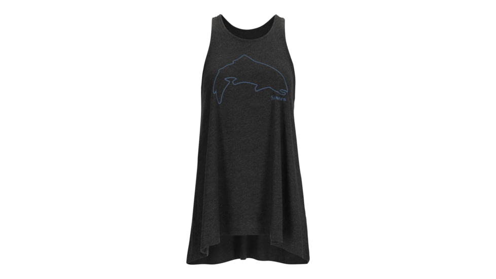 Simms Fishing Products Ws Trout Outline Tank Top D8683D2C, White, 2XL, 14106-100-60