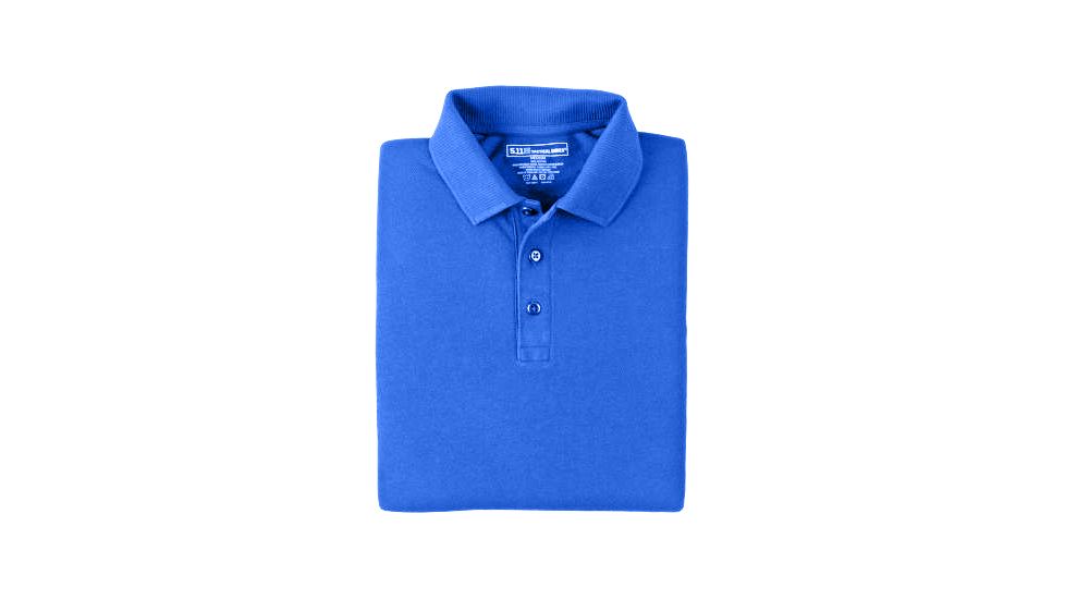 5.11 Tactical Professional Long Sleeve Polo - Men's, 3XL, Regular, Academy Blue, 42056-692-3XL