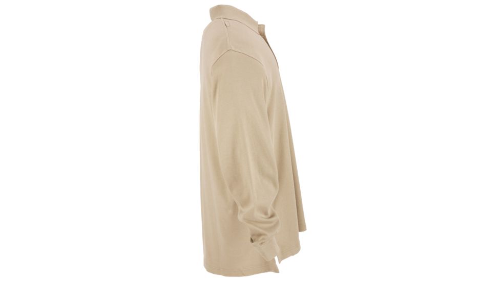 5.11 Tactical Professional Long Sleeve Polo - Men's, 5XL, Tall, Silver Tan, 42056T-160-5XL