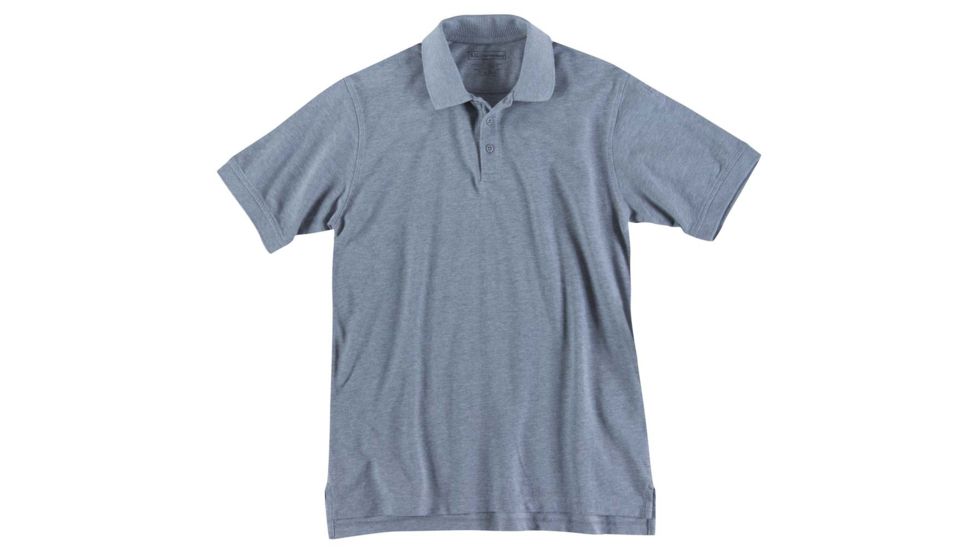 5.11 Tactical Professional Short Sleeve Polo - Men's, 2XL, Tall, Heather Grey, 41060T-016-2XL