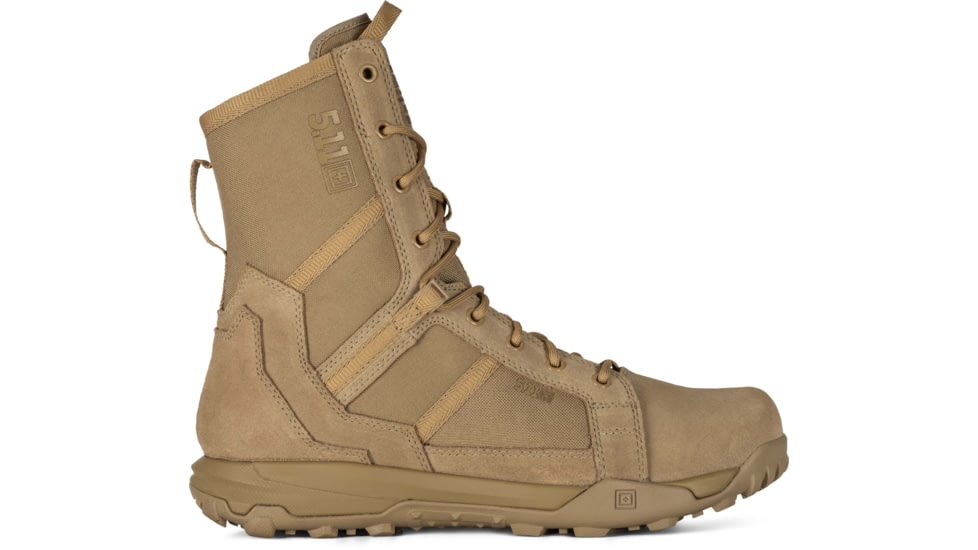 5.11 Tactical A/T 8in Arid Boot - Mens, Coyote, 6.5, 12438ABR-120-6-5-R