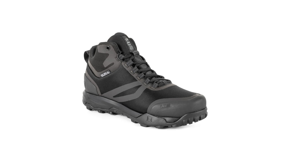 5.11 Tactical A/T Mid Waterproof Boots - Men's, Black, Wide, 13 US, 12446-019-13-W