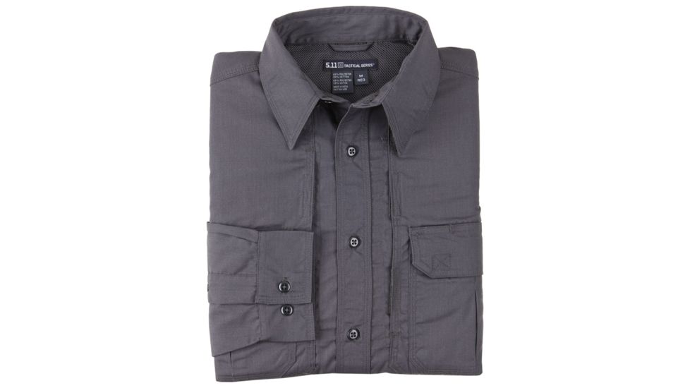 5.11 Tactical Taclite Pro L/S Tall Shirt - Mens, Charcoal, 3XL, 72175TABR-018-3XL