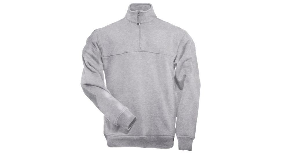 5.11 Tactical 72314 1/4 Zip Job Shirt, Heather Grey, 2XL