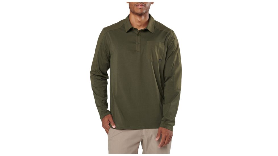 5.11 Tactical Artillery Long Sleeve Top, Moss - 72125-191-M