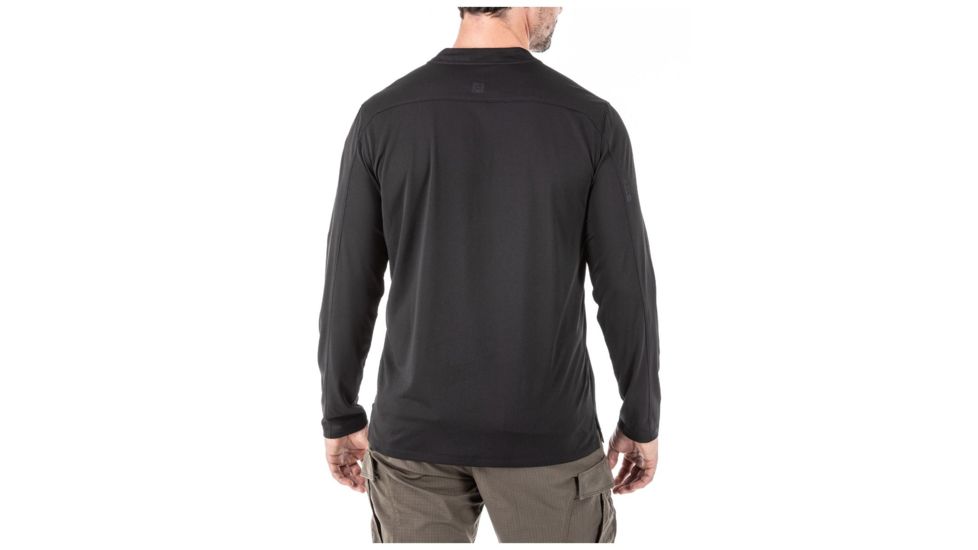5.11 Tactical Catalyst 1/4 Zip Shirt - Mens, Black, 2XL, 82118-019-2XL