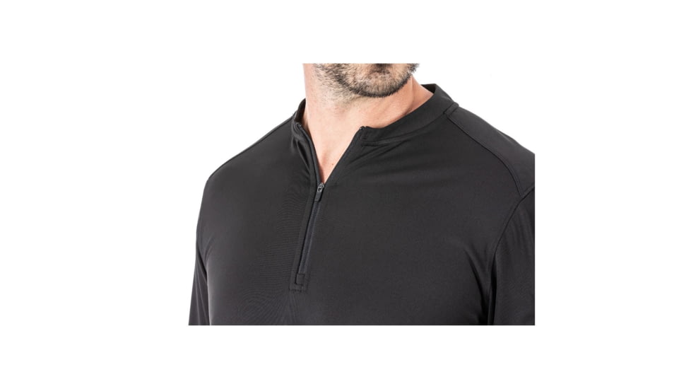 5.11 Tactical Catalyst 1/4 Zip Shirt - Mens, Black, 2XL, 82118-019-2XL