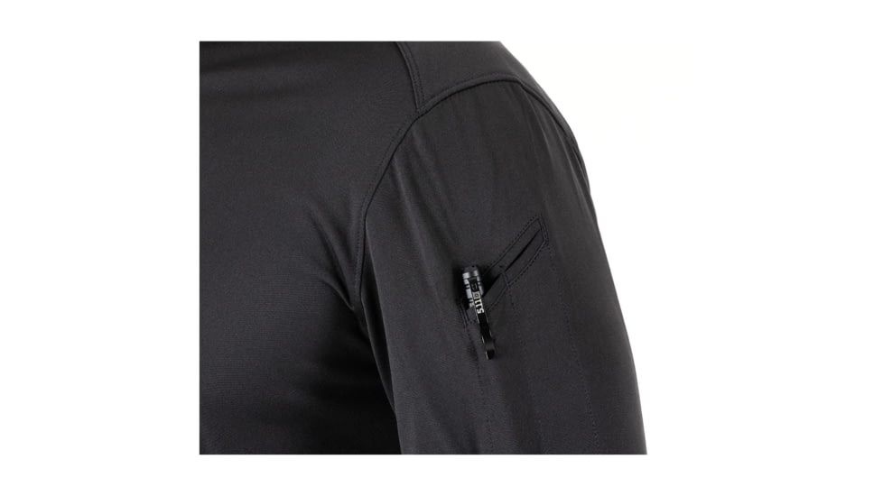 5.11 Tactical Catalyst 1/4 Zip Shirt - Mens, Black, 2XL, 82118-019-2XL