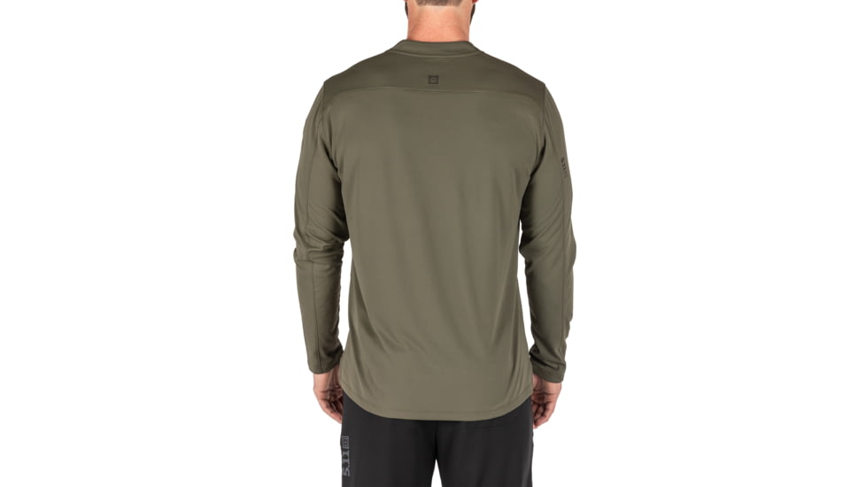 5.11 Tactical Catalyst 1/4 Zip Shirt - Mens, Ranger Green, Small, 82118-186-S