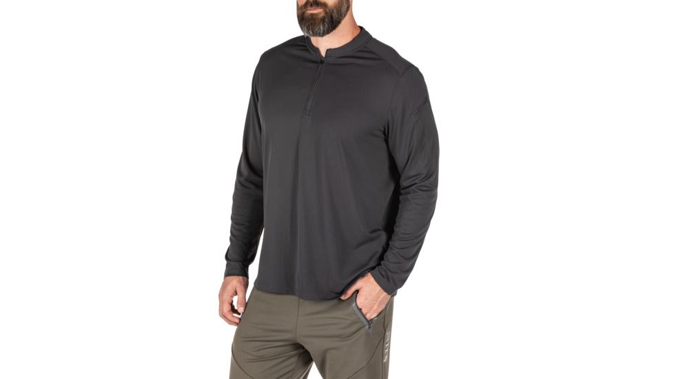 5.11 Tactical Catalyst 1/4 Zip Shirt - Mens, Volcanic, Extra Large, 82118-098-XL
