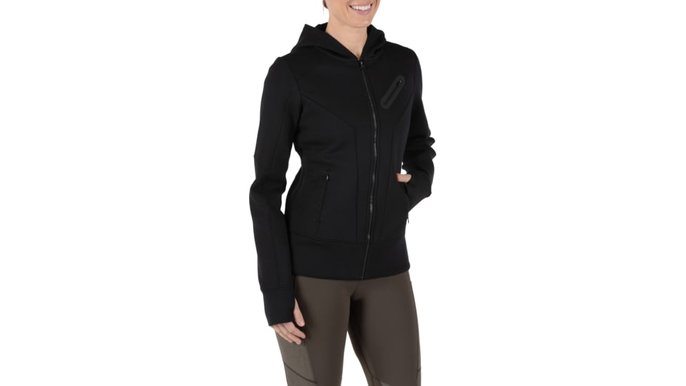5.11 Tactical Emma Full Zip Sweatshirt - Womens, Black, Medium, 62079-019-M