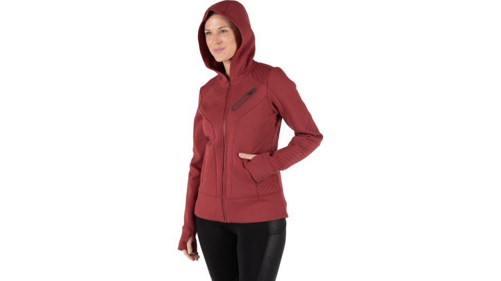 5.11 Tactical Emma Full Zip Sweatshirt - Womens, Cabernet, Large, 62079-569-L