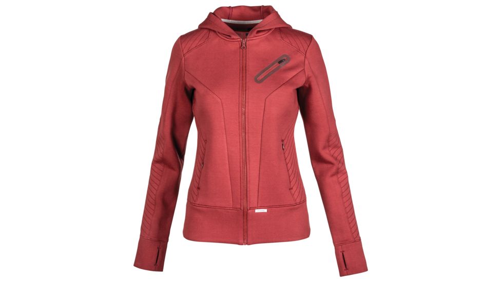 5.11 Tactical Emma Full Zip Sweatshirt - Womens, Cabernet, Large, 62079-569-L
