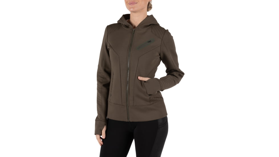 5.11 Tactical Emma Full Zip Sweatshirt - Womens, Tundra, Large, 62079-192-L