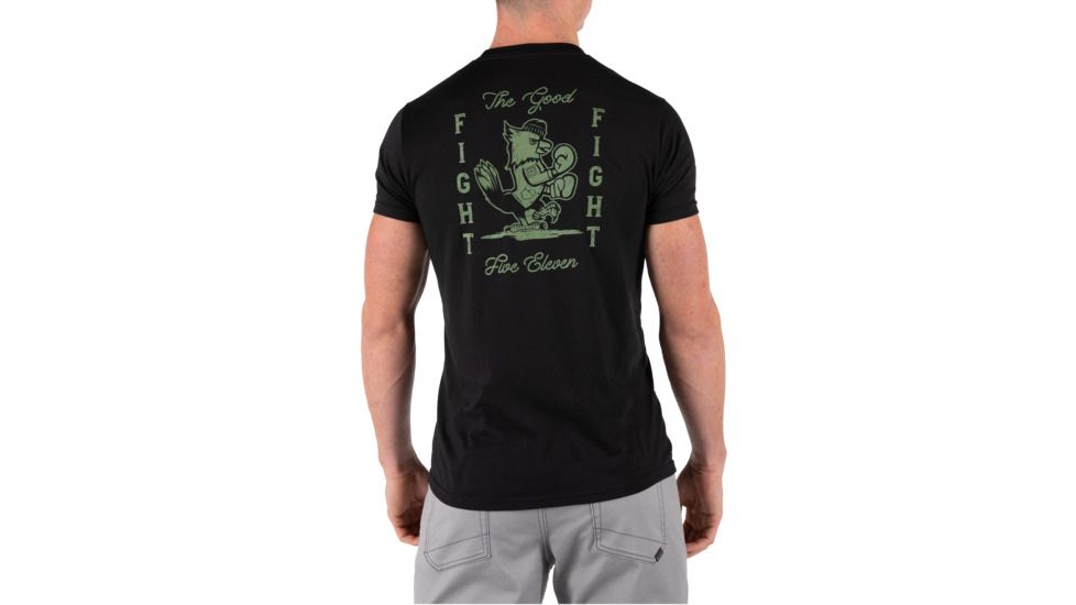 5.11 Tactical Fight The Good Fight Tee - Mens, Black, 2XL, 41191TT-019-2XL