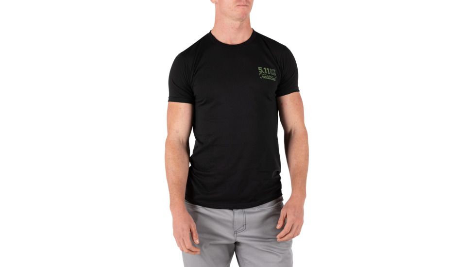 5.11 Tactical Fight The Good Fight Tee - Mens, Black, 2XL, 41191TT-019-2XL