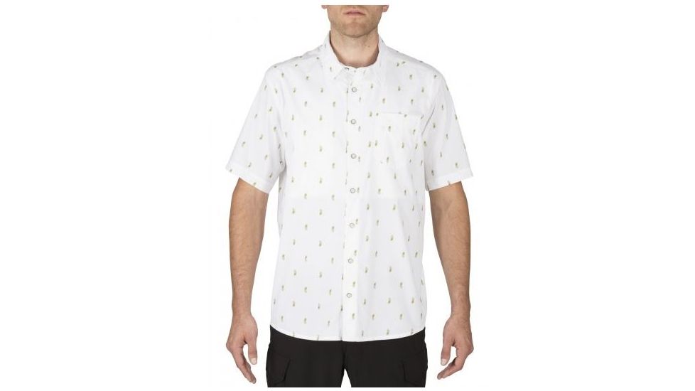 5.11 Tactical Five-O Covert Shirt, WHITE, XL 71357-WHITE-XL