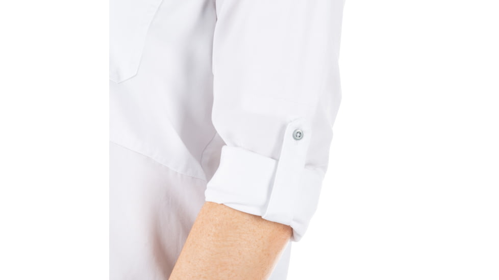 5.11 Tactical Nikita Long Sleeve Shirt - Womens, White, Extra Large, 62398-010-XL