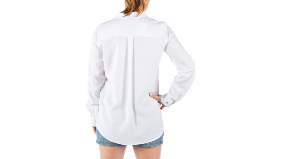5.11 Tactical Nikita Long Sleeve Shirt - Womens, White, Extra Large, 62398-010-XL