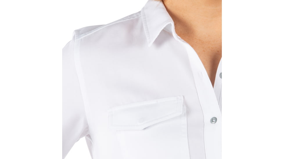 5.11 Tactical Nikita Long Sleeve Shirt - Womens, White, Extra Large, 62398-010-XL