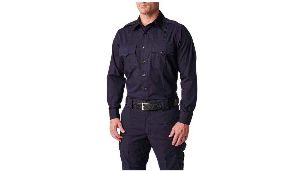 5.11 Tactical NYPD Stryke Ripstop LS TL - Mens, Medium, Tall, Uniform White, 72542T-762-M-T