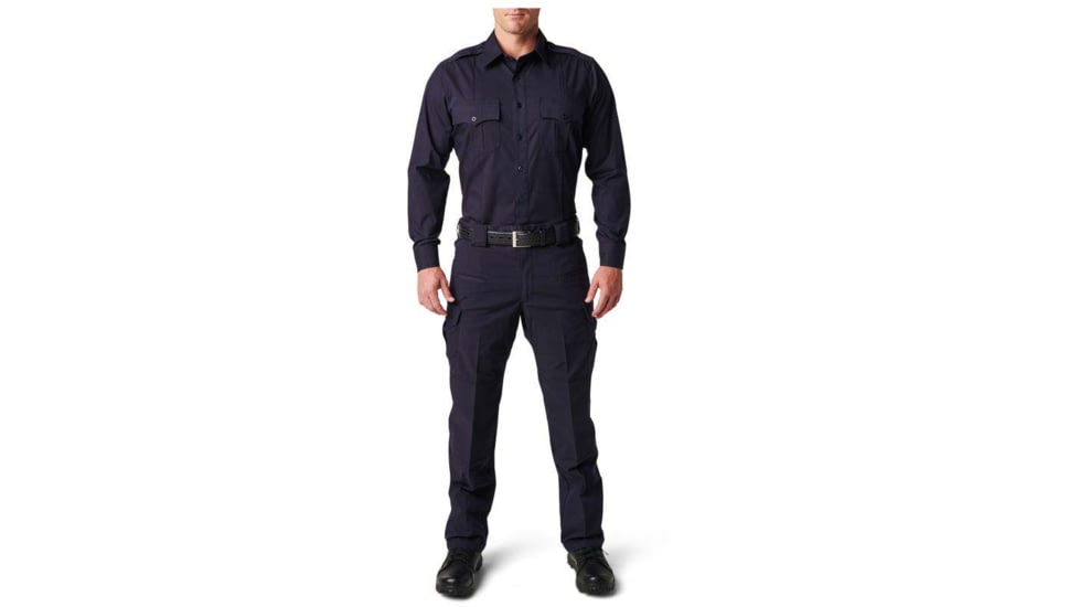 5.11 Tactical NYPD Stryke Ripstop LS TL - Mens, Medium, Tall, Uniform White, 72542T-762-M-T