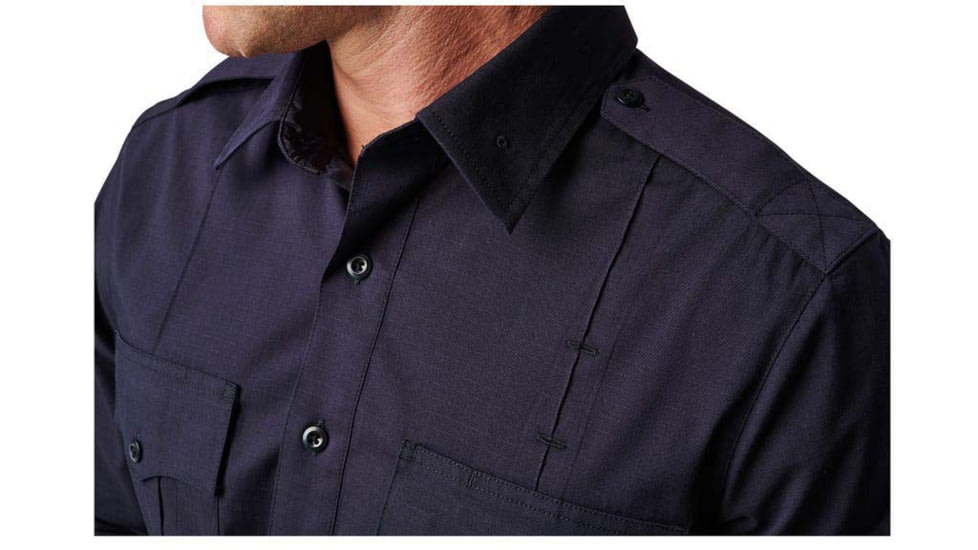 5.11 Tactical NYPD Stryke Ripstop LS TL - Mens, Medium, Tall, Uniform White, 72542T-762-M-T