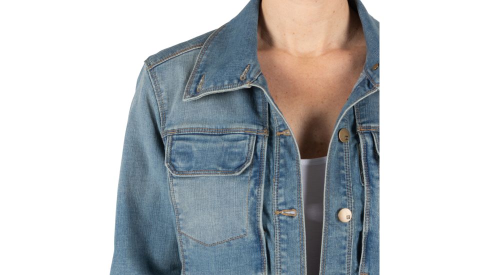 5.11 Tactical Penelope Denim Jacket - Womens, Lw Indigo, Extra Small, 38080-646-XS