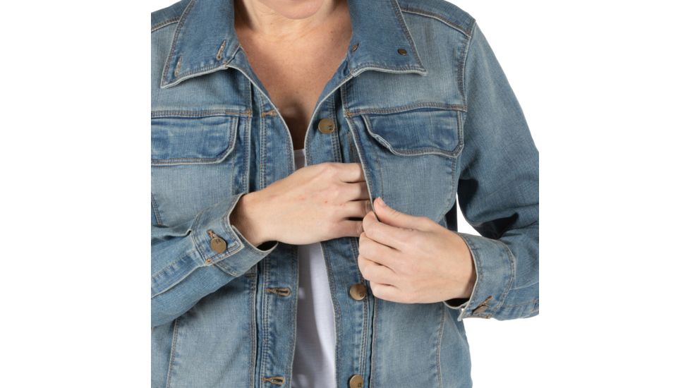 5.11 Tactical Penelope Denim Jacket - Womens, Lw Indigo, Extra Small, 38080-646-XS
