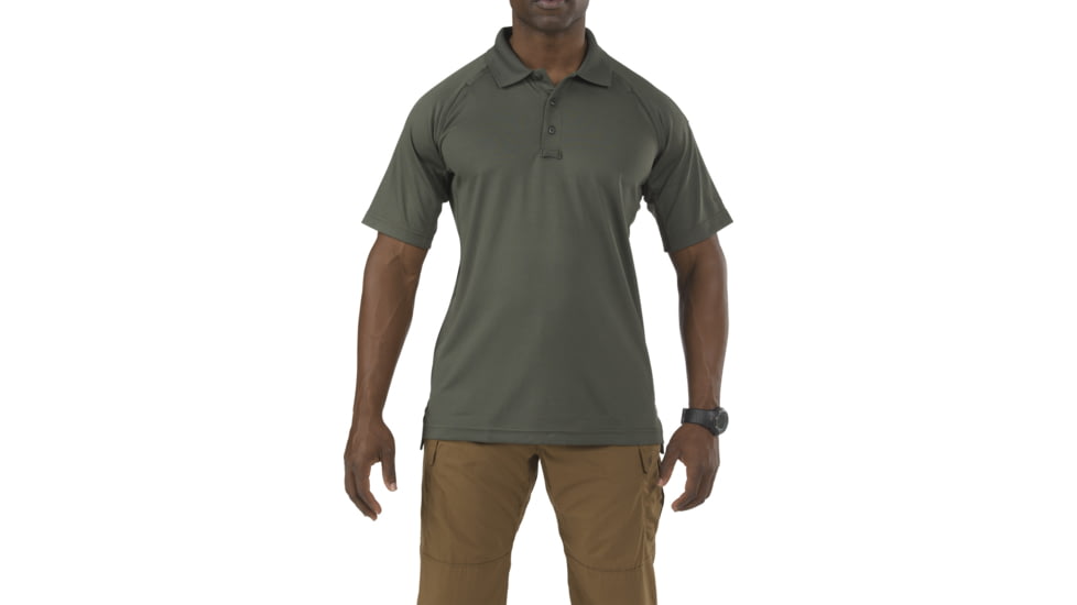 5.11 Tactical Performance Short Sleeve Polo - Men's, TDU Green, 2XL, 71049T-190-2XL