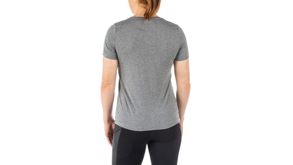 5.11 Tactical Powder Room Tee - Men's, Grey Heather, Large, 31222UG-097-L