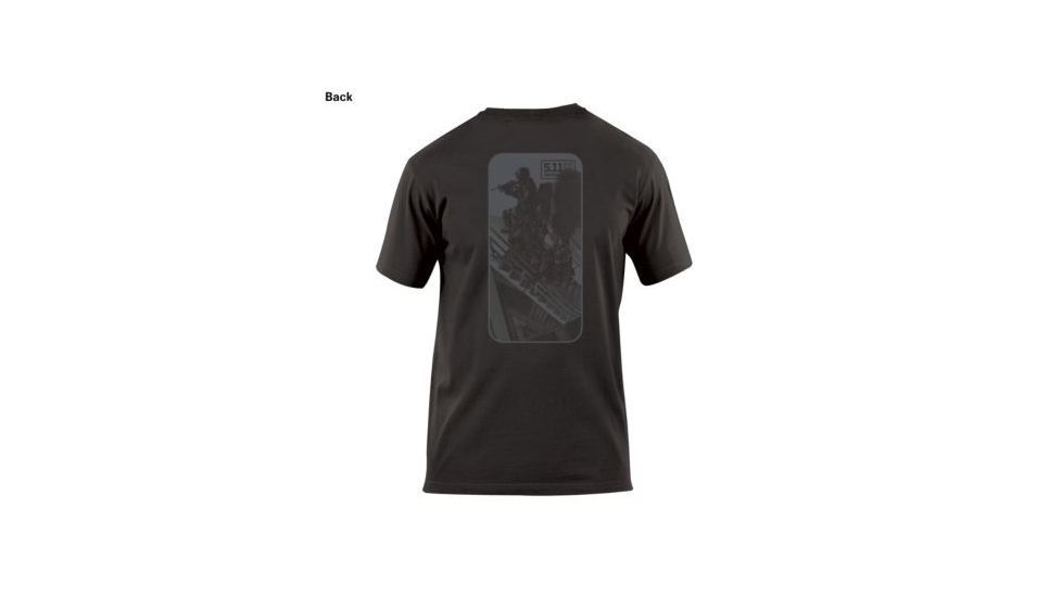 5.11 Tactical Short Sleeve Logo Tee-stairs 40088H-019