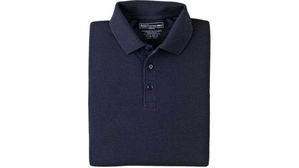 5.11 Tactical Short Sleeve Utility Polo Shirt, Dark Navy, Size L 41180-724-L