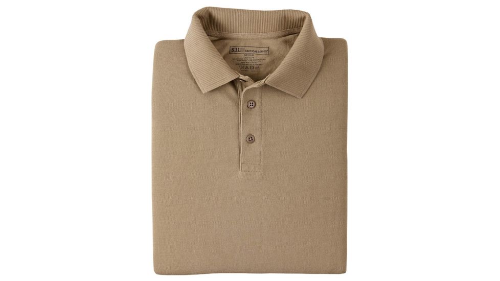 5.11 Tactical Short Sleeve Utility Polo Shirt, Tall - Men's, Silver Tan, 3XL, 41180T-160-3XL