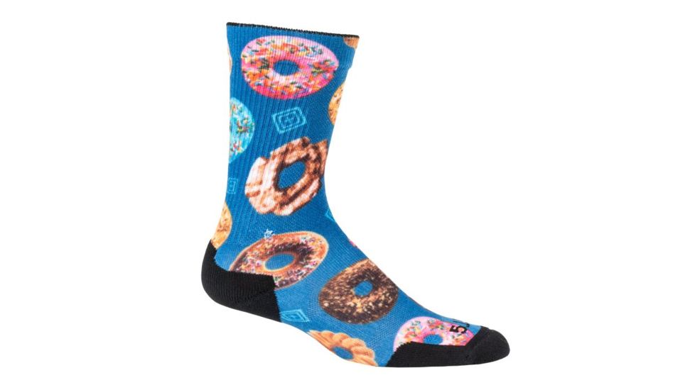 5.11 Tactical Sock &amp; Awe Donut Time - Mens, Multi, Large, 10041AX-999-L
